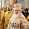 Патриарх Кирилл совершил Божественную литургию в Иоанновском монастыре Санкт-Петербурга