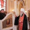 Новый иконостас освящен в храме Всех святых, в Земле Российской просиявших на месте блокадного крематория