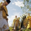 Молитвенная жизнь возобновлена в полуразрушенном храме села Пенино Ленобласти (фоторепортаж)