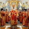 Патриарх Кирилл совершил богослужение в храме СПбПДА и провел совещание по восстановлению Морского собора в Кронштадте